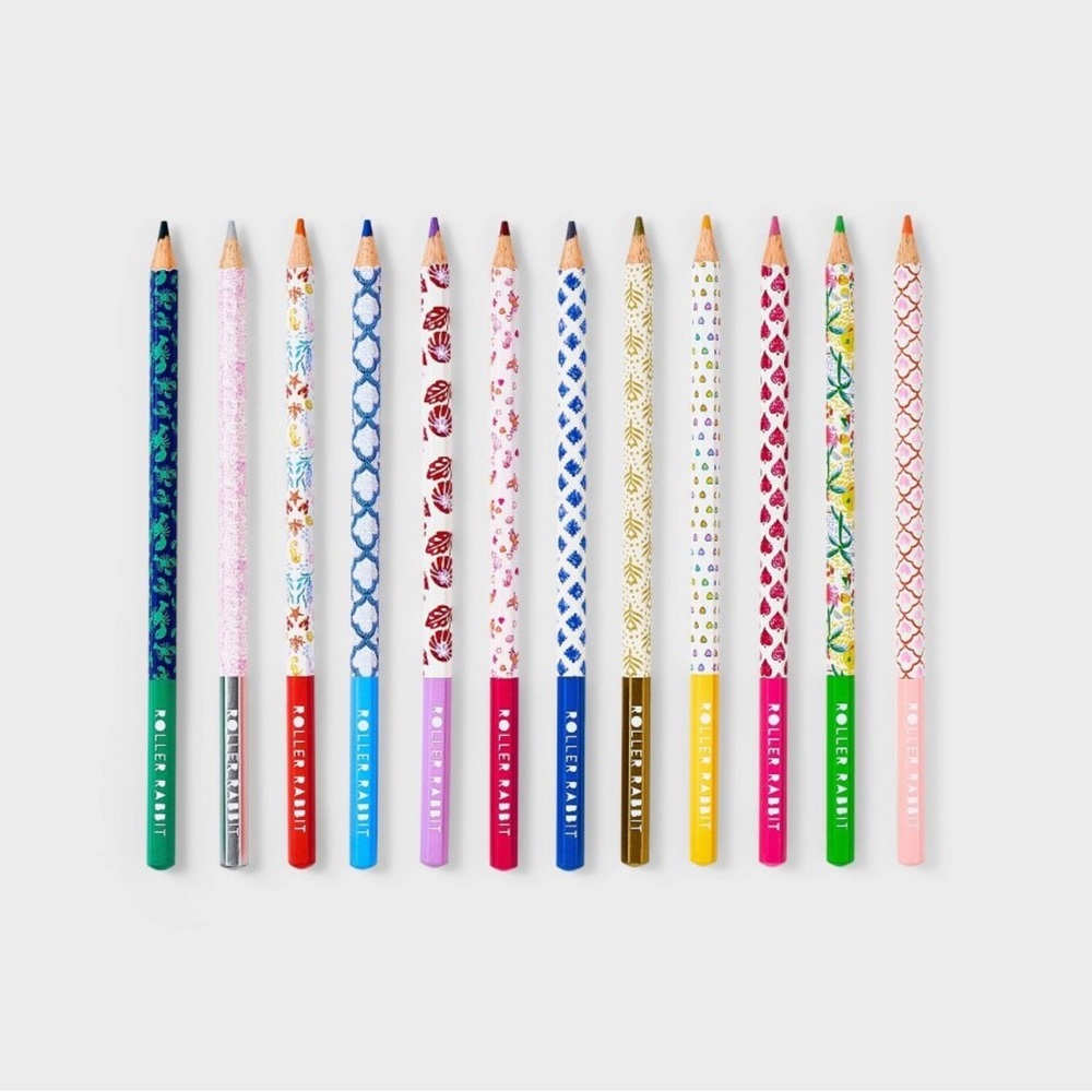 Roller Rabbit x Target Colored Pencil Set - Multicolor - Picture 4 of 5